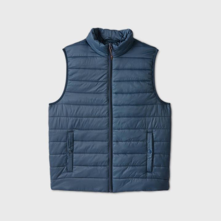 Men's Lightweight Puffer Vest - Goodfellow & Co Navy