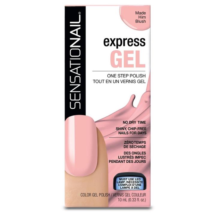 Sensationail Express Gel Nail Polish - Made Him Blush