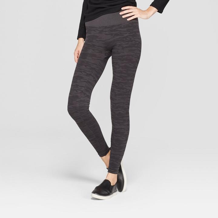 Assets By Spanx Women's Camo Leggings - Gray