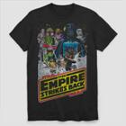 Men's Star Wars The Empire Strikes Back Vintage Poster Short Sleeve Graphic T-shirt - Black
