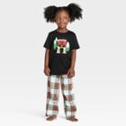 Toddler Holiday Gnomes Matching Family Pajama T-shirt - Wondershop Black