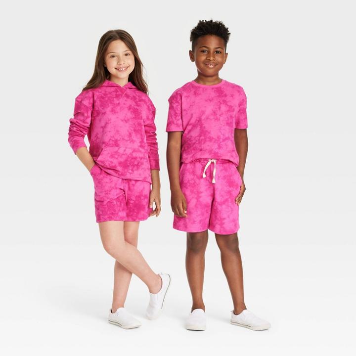 Kids' Midi Shorts - Cat & Jack Pink