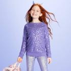 Girls' Long Sleeve Sweatshirt - More Than Magic Purple L, Girl's,