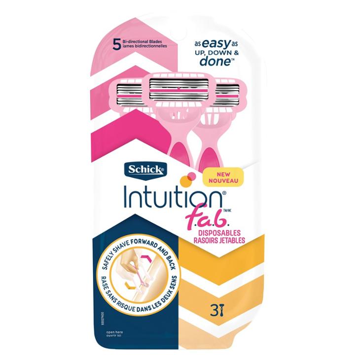 Schick Intuition F.a.b. Disposable Razors For Women