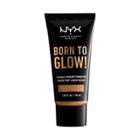 Nyx Professional Makeup Born To Glow Radiant Foundation Cinnamon - 1.01 Fl Oz, Red