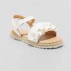 Toddler Girls' Abigail Ankle Strap Sandals - Cat & Jack White