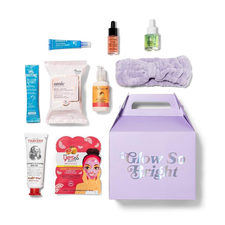 Target Beauty Capsule Glow So Bright Bath And Body Gift