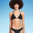 Women's Triangle Bikini Top - Wild Fable Black Xxs