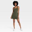 Women's Lined Knit Dress - All In Motion Olive Green