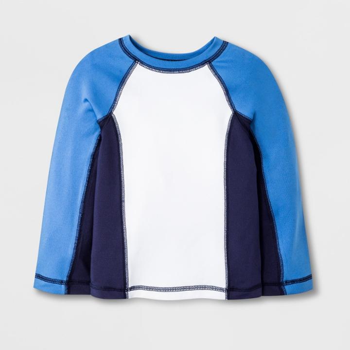 Baby Boys' Long Sleeve Rash Guard - Cat & Jack Blue