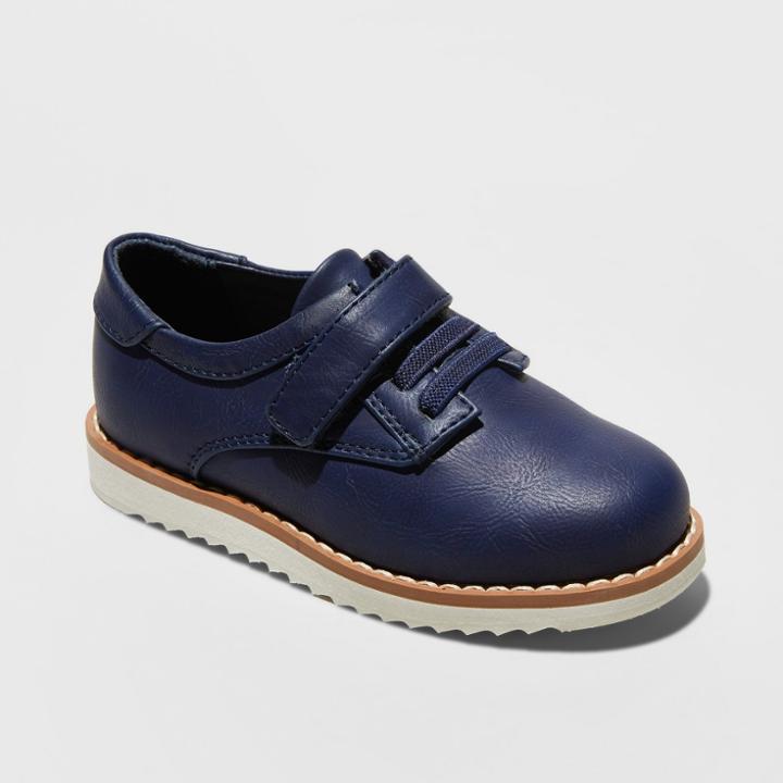 Toddler Boys' Tobias Dress Shoes - Cat & Jack Navy
