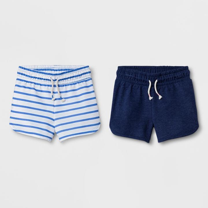 Girls' Pull-on Shorts - Cat & Jack Blue
