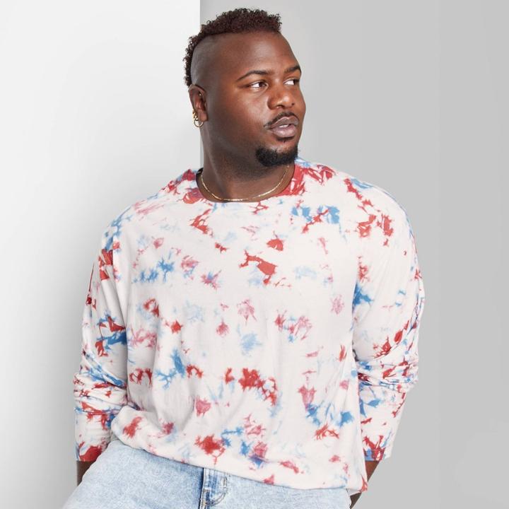 Adult Extended Size Relaxed Fit Long Sleeve T-shirt - Original Use Red