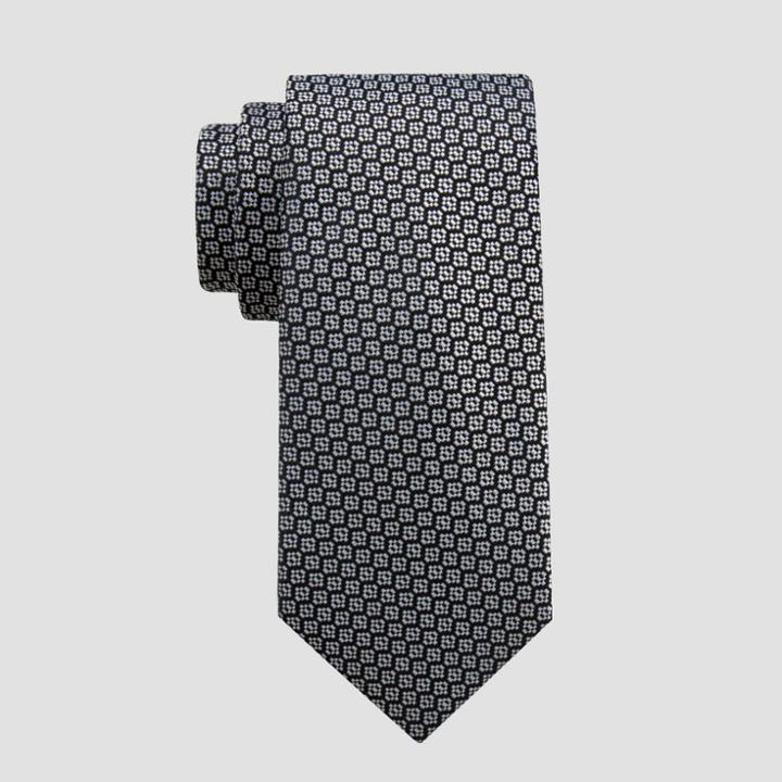 Men's Dobble Neat Tie - Goodfellow & Co Black/white One Size,