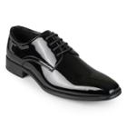 Men's Vance Co. Cole Faux Leather Lace-up Dress Shoes - Black
