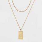 No Brand 14k Gold Dipped 'gemini' Pendant Necklace - Gold