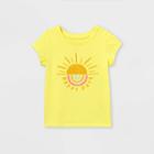Toddler Girls' Happy Days Short Sleeve T-shirt - Cat & Jack Yellow