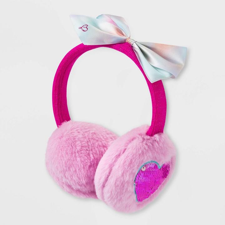 Nickelodeon Girls' Jojo Earmuff Beanie