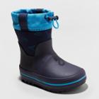 Toddler Girls' Scout Winter Boots - Cat & Jack Navy