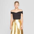 Women's Off The Shoulder Top - Who What Wear Black