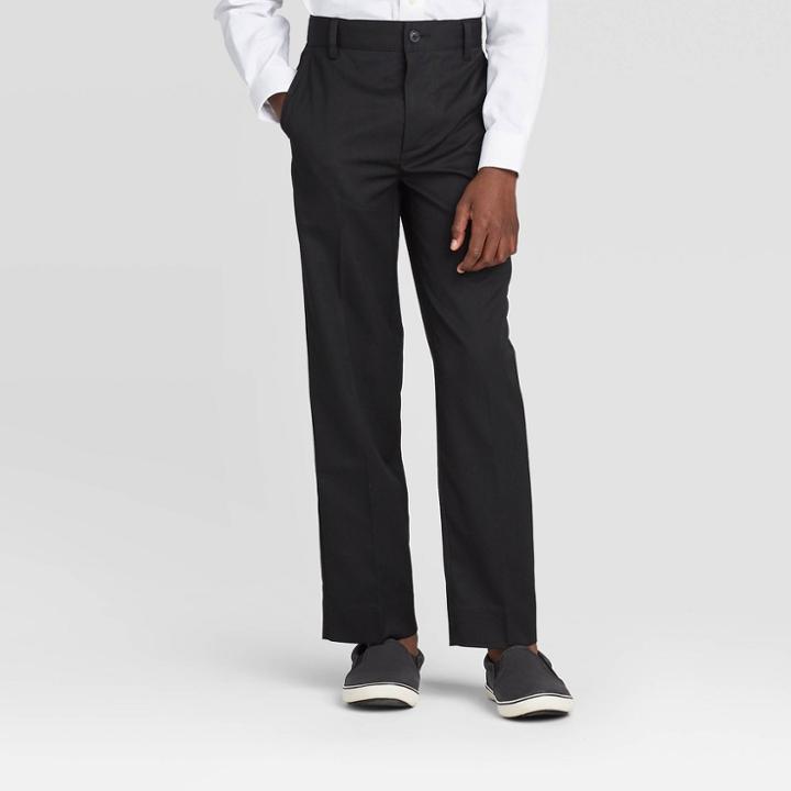 Oxford Boys' Suiting Tuxedo Pants - Black