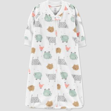 Carter's Just One You Baby Farm One Piece Pajama - Just One You Made By Carter's White