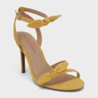Women's Eden Heeled Ankle Strap Sandals - Who What Wear Goldenrod
