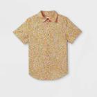 Boys' Button-down Short Sleeve Shirt - Cat & Jack Yellow