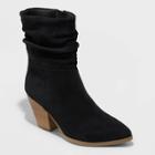 Women's Cianna Slouch Boots - Universal Thread Black