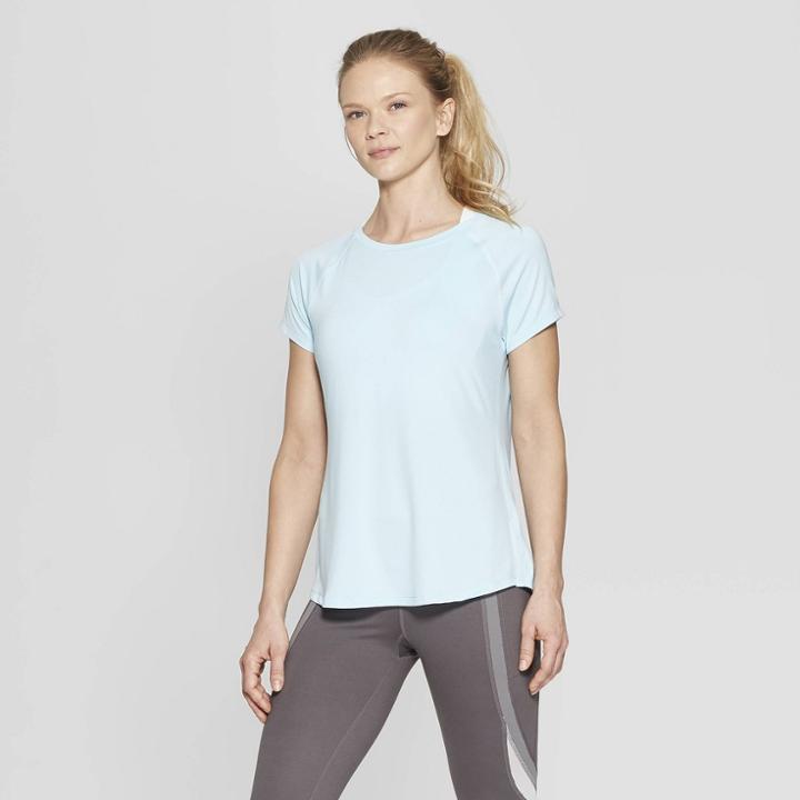 Women's Short Sleeve Soft T-shirt - C9 Champion Ice Blue