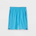 Boys' Stretch Woven Shorts - All In Motion Turquoise Blue