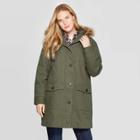 Women's Twill Parka - Universal Thread Olive Xxl, Women's, Green