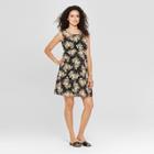 Macherie Maternity Floral Sleeveless Mesh Print Dress - Ma Cherie Black