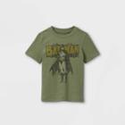 Warner Bros. Toddler Boys' Batman Vintage Short Sleeve Graphic T-shirt - Olive Green