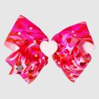 Girls' Jojo Siwa Hearts & Pearls Valentine's Day Hair Clip Bow - Pink