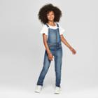 Girls' Button Front - Cat & Jack Medium Wash,
