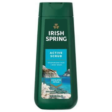 Irish Spring Active Scrub Body Wash For