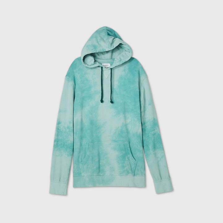 Men's Tall Standard Fit Hoodie Sweatshirt - Goodfellow & Co Green