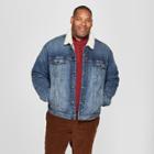 Men's Big & Tall Shrepa Trucker Denim Jacket - Goodfellow & Co Blue