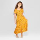 Girls' Smocked Maxi Dress - Art Class Yellow