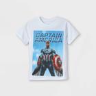Kids' Captain America Wings Short Sleeve Graphic T-shirt - White