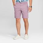 Target Men's 9 Linden Flat Front Chino Shorts - Goodfellow & Co Refined Plum