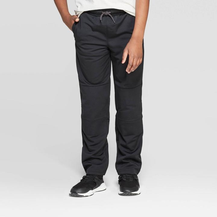 Oversizeboys' Activewear Pants - Cat & Jack Black L Husky, Boy's, Size: