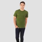 Fruit Of The Loom Select Men's Short Sleeve Crew Neck T-shirt - Olive Green