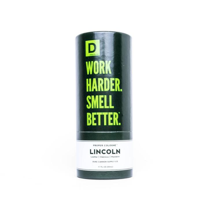 Duke Cannon Supply Co. Duke Men's Cannon Proper Cologne Lincoln