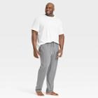 Men's Big & Tall Knit Pajama Set - Goodfellow & Co Charcoal Gray