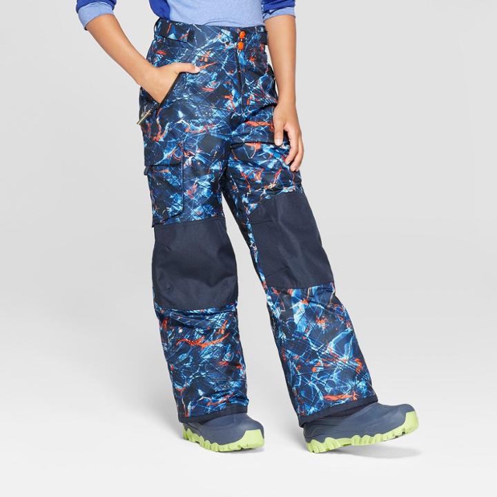 Boys' Printed Snow Pants - C9 Champion Navy