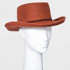 Women's Felt Boater Hat - Universal Thread Rust, Red