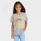 Girls' Friends Central Perk Short Sleeve Graphic T-shirt - Heather Gray