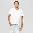Men's Standard Fit Short Sleeve Elevated Ultra - Soft Crew Neck T-shirt - Goodfellow & Co True White